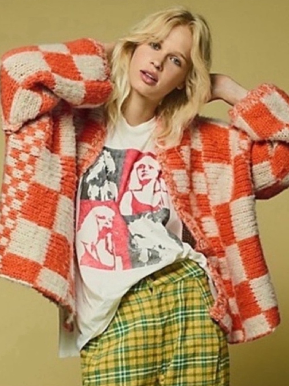Free People | Aldrin Checkered Cardigan | XS/S - Picture 16 of 16